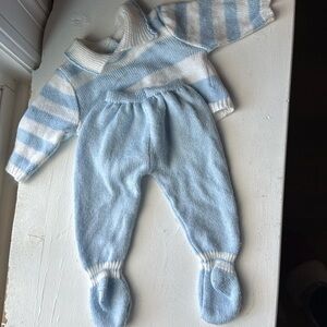 Vintage unisex newborn outfit